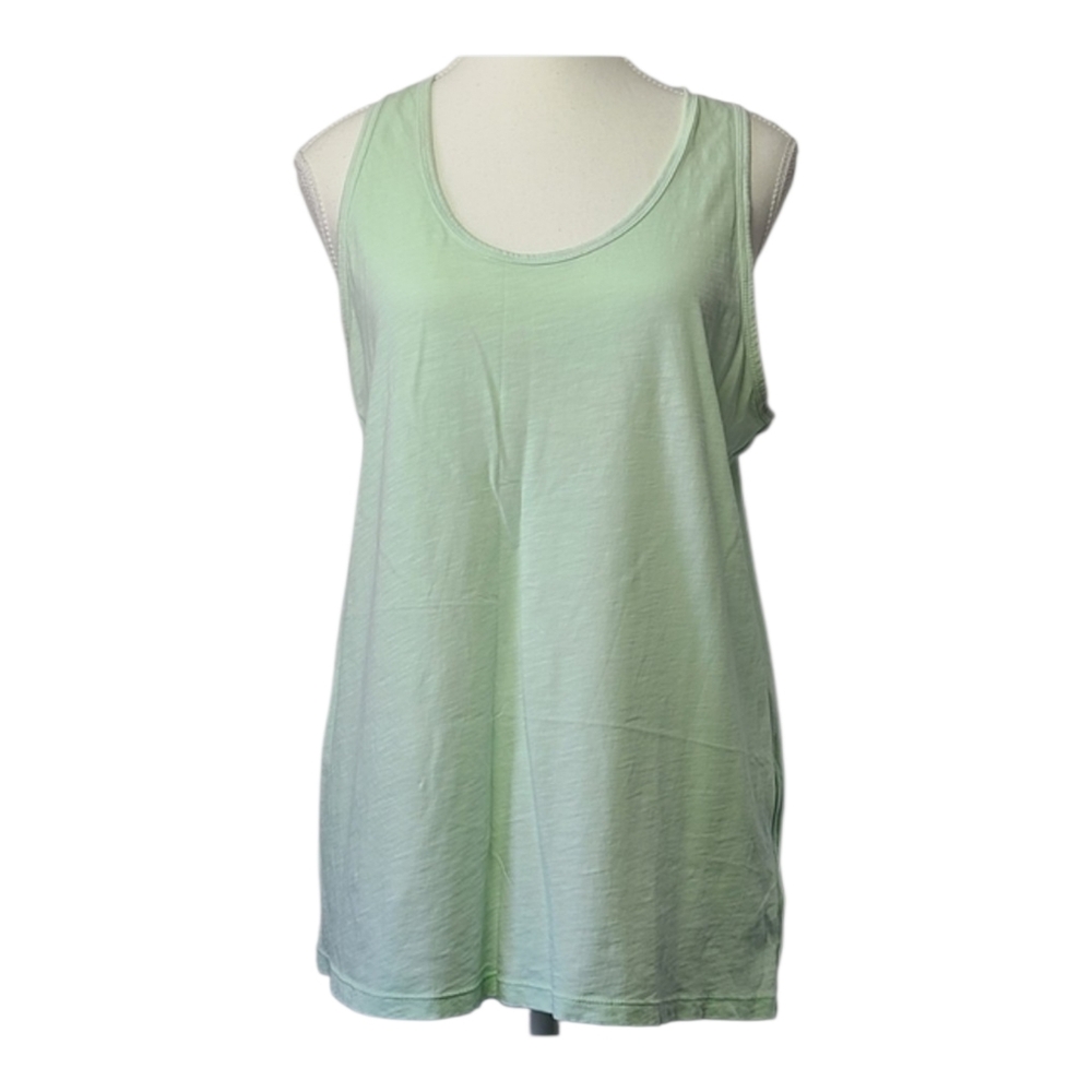 Athleta Seafoam Green Tank Top Women’s Large Workout Activewear Stretchy Casual